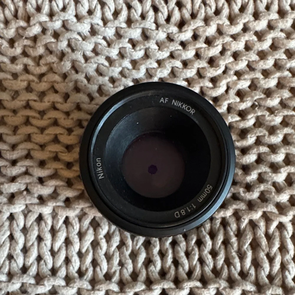 Nikon AF NIKKOR 50mm Lens in Black
